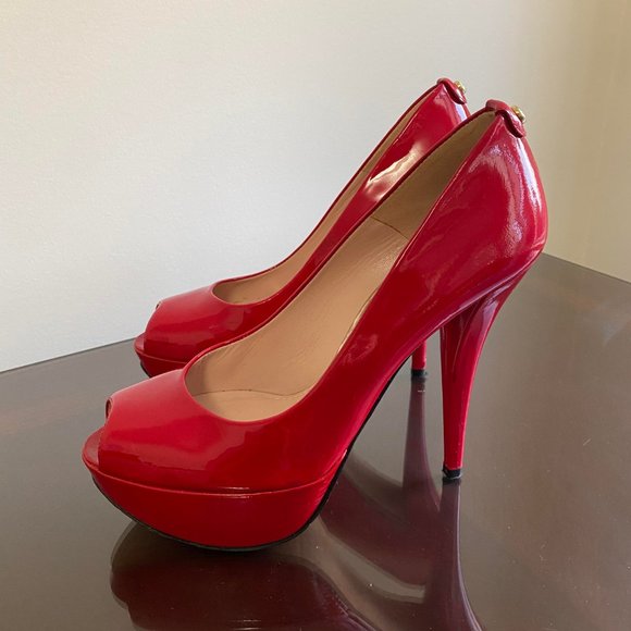 Red Stuart Weitzman Heels - Picture 2 of 6